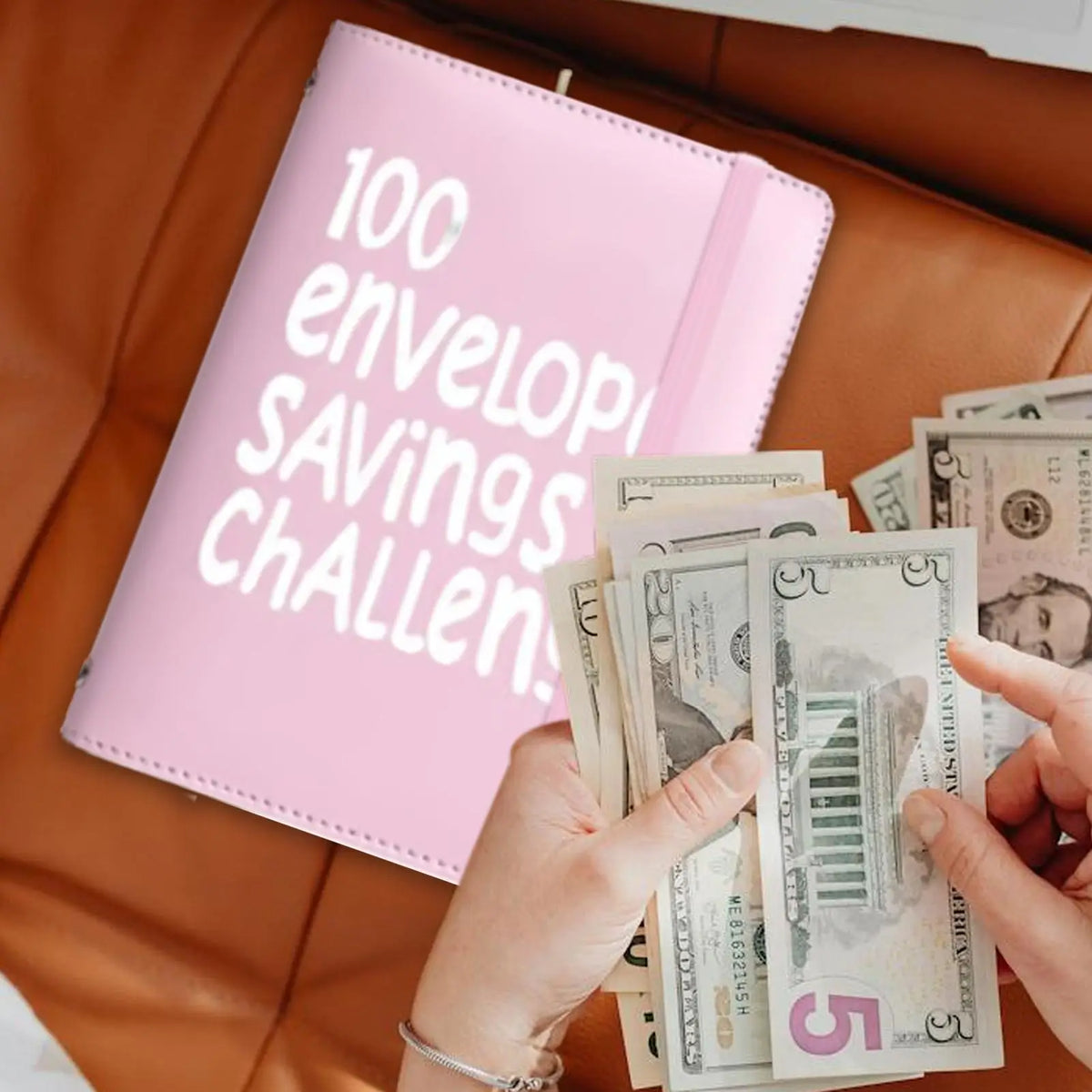 100 Envelope Challenge Binder Savings Envelopes For Money Challenge Money Saving Binder To Save 5050 Dollars For Budget Tracking