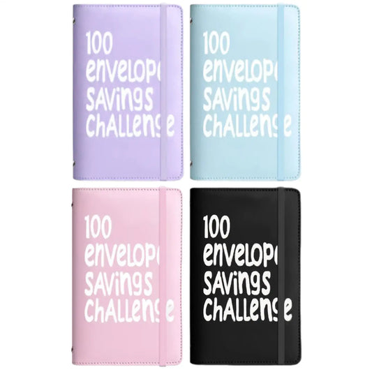 100 Envelope Challenge Binder Savings Envelopes For Money Challenge Money Saving Binder To Save 5050 Dollars For Budget Tracking
