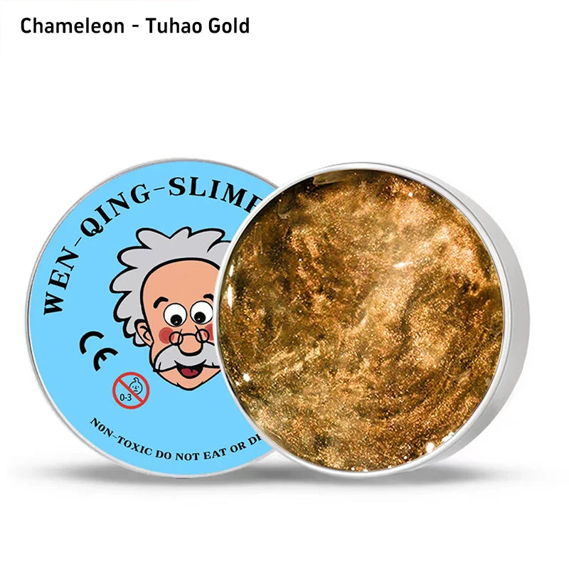 Safe Non-Toxic Color Changing Slime, Slippery Bubble Gel Mud Elastic Putty, Sensory Fidget Toy for Kids, 2026 Stress Relief Gift
