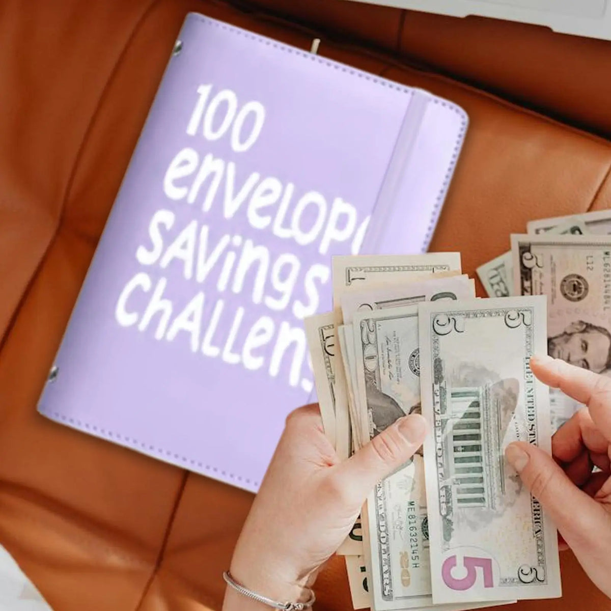 100 Envelope Challenge Binder Savings Envelopes For Money Challenge Money Saving Binder To Save 5050 Dollars For Budget Tracking