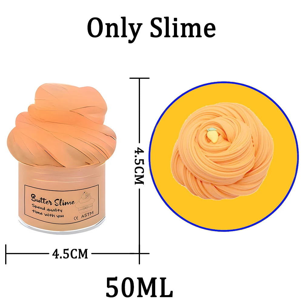 Butter Slime Putty Set with Elasticity and Softness for Adults to Relieve Stress and Anxiety, DIY Toys