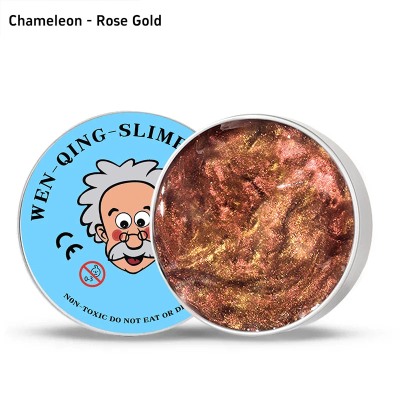 Safe Non-Toxic Color Changing Slime, Slippery Bubble Gel Mud Elastic Putty, Sensory Fidget Toy for Kids, 2026 Stress Relief Gift