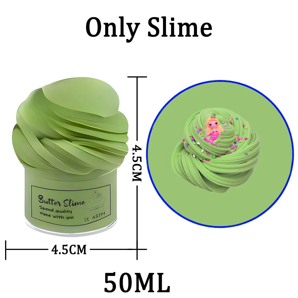 Butter Slime Putty Set with Elasticity and Softness for Adults to Relieve Stress and Anxiety, DIY Toys