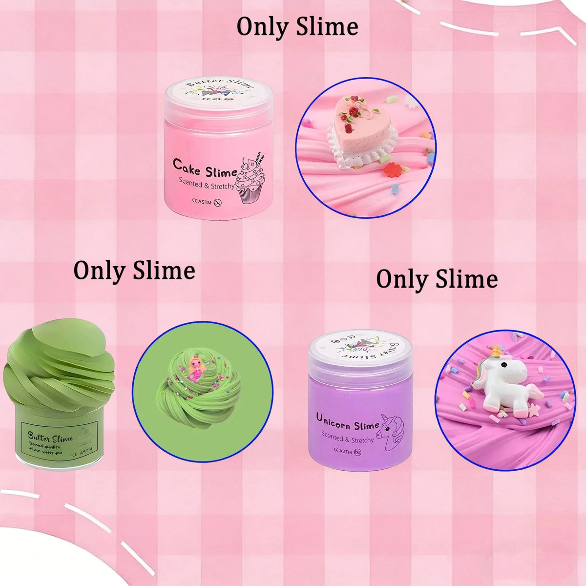Butter Slime Putty Set with Elasticity and Softness for Adults to Relieve Stress and Anxiety, DIY Toys