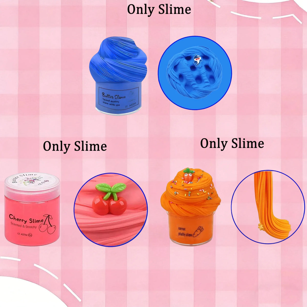 Butter Slime Putty Set with Elasticity and Softness for Adults to Relieve Stress and Anxiety, DIY Toys