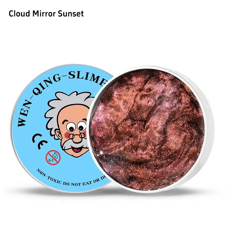 Safe Non-Toxic Color Changing Slime, Slippery Bubble Gel Mud Elastic Putty, Sensory Fidget Toy for Kids, 2026 Stress Relief Gift