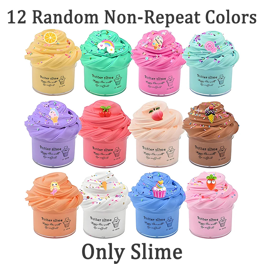 Butter Slime Putty Set with Elasticity and Softness for Adults to Relieve Stress and Anxiety, DIY Toys