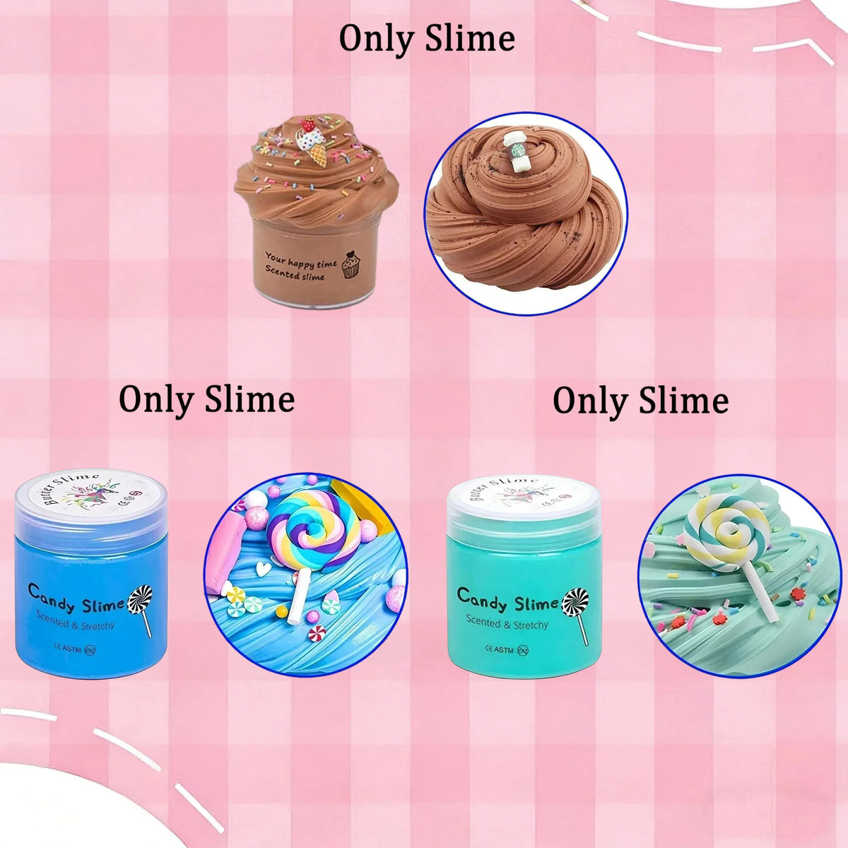 Butter Slime Putty Set with Elasticity and Softness for Adults to Relieve Stress and Anxiety, DIY Toys