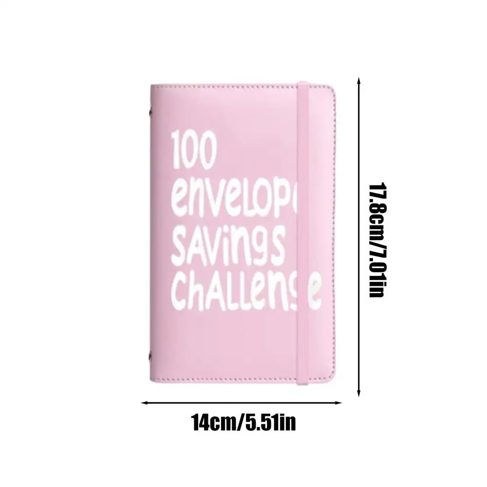 100 Envelope Challenge Binder Savings Envelopes For Money Challenge Money Saving Binder To Save 5050 Dollars For Budget Tracking