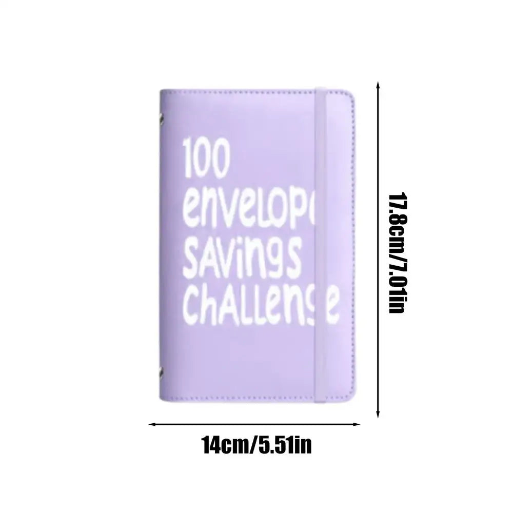 100 Envelope Challenge Binder Savings Envelopes For Money Challenge Money Saving Binder To Save 5050 Dollars For Budget Tracking