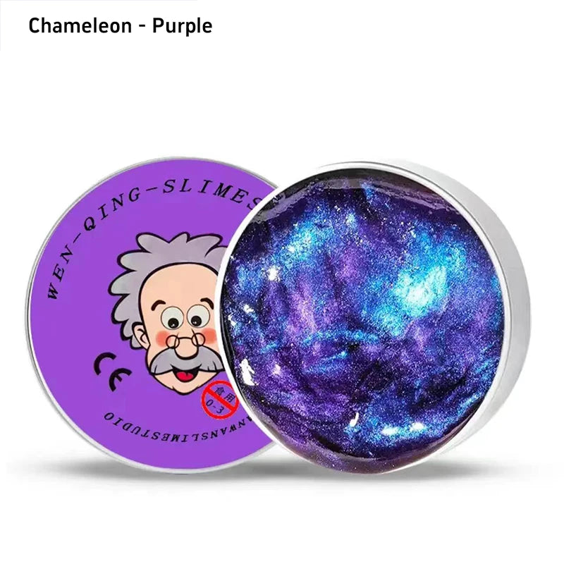 Safe Non-Toxic Color Changing Slime, Slippery Bubble Gel Mud Elastic Putty, Sensory Fidget Toy for Kids, 2026 Stress Relief Gift