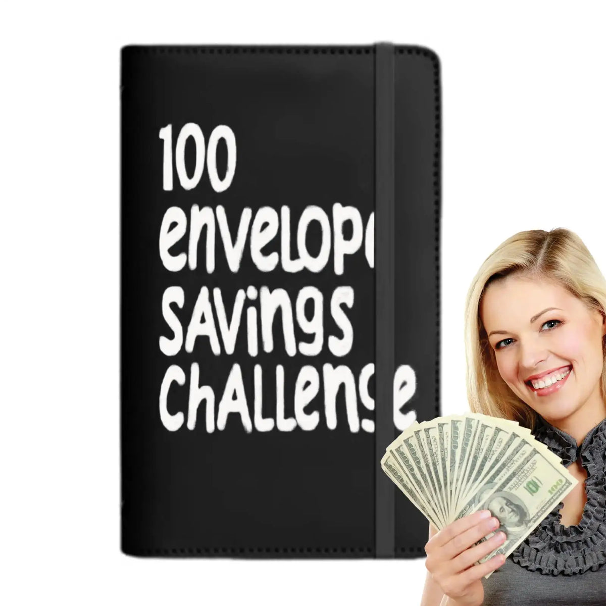 100 Envelope Challenge Binder Savings Envelopes For Money Challenge Money Saving Binder To Save 5050 Dollars For Budget Tracking