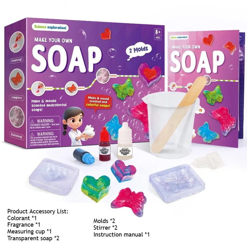 Slime Making Kits Children Science Experiment Toy Foam Glue Slime Diy Handmade Slime Science Experiment