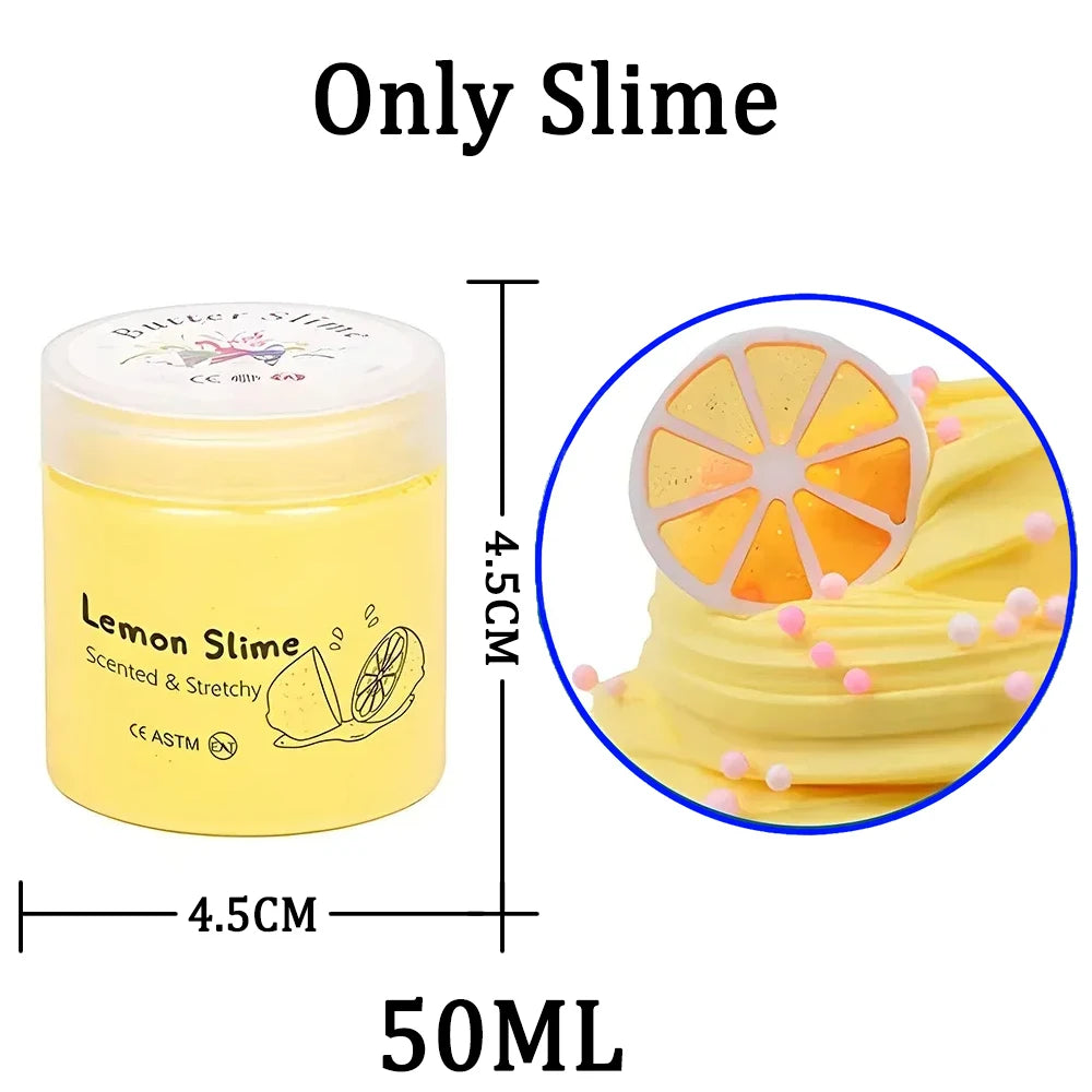 Butter Slime Putty Set with Elasticity and Softness for Adults to Relieve Stress and Anxiety, DIY Toys