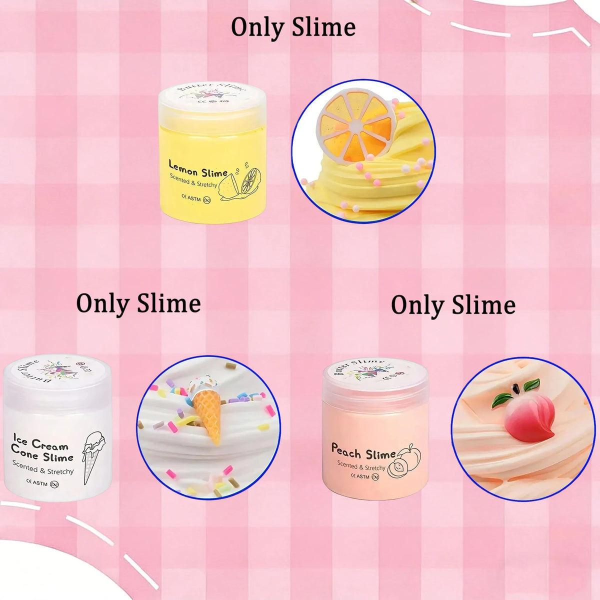 Butter Slime Putty Set with Elasticity and Softness for Adults to Relieve Stress and Anxiety, DIY Toys