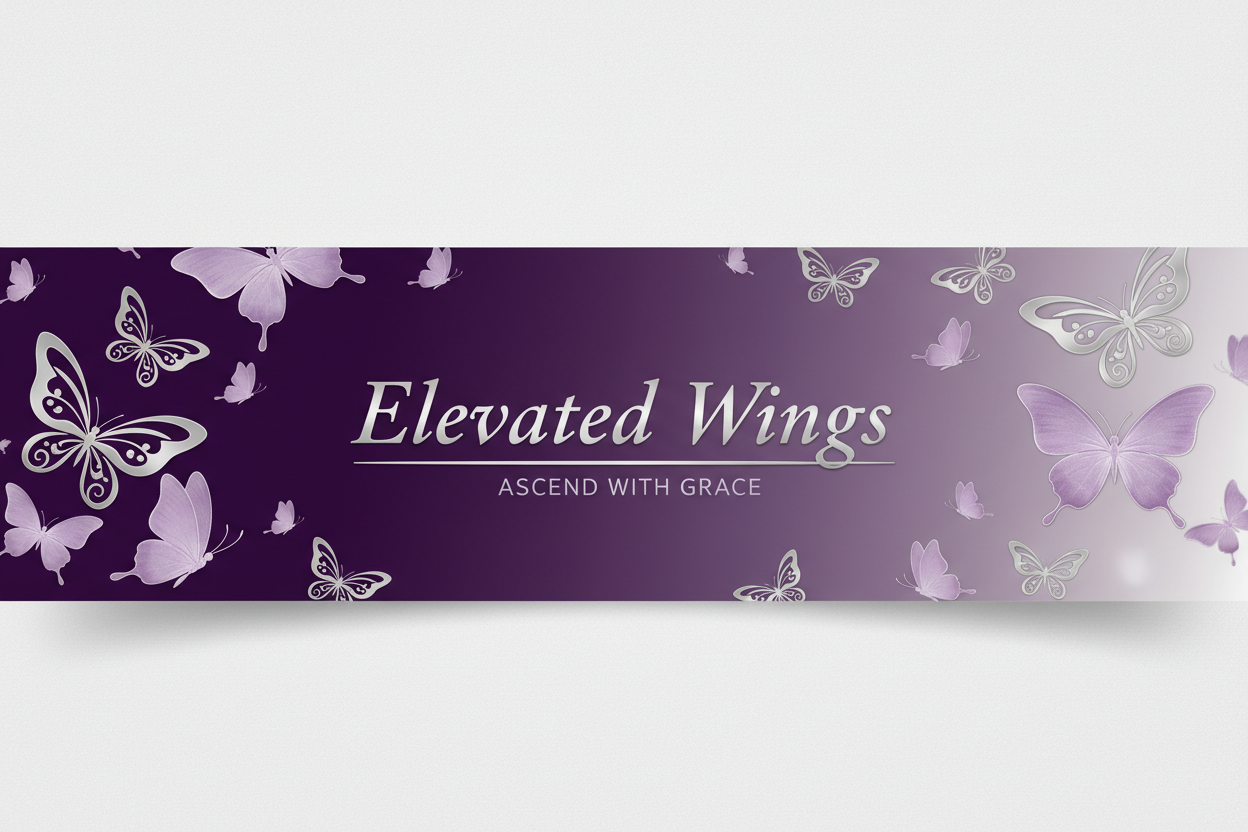 Elevated Wings Butterfly Header