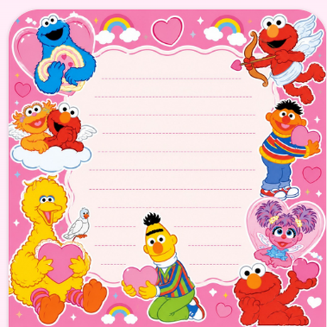 Sesame Street Love & Rainbows Notepad | 4×6 & 3×3